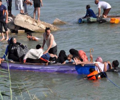 Cel puţin 4 COPII s-au înecat în APELE EUFRATULUI, încercând să scape din IADUL JIHADIST