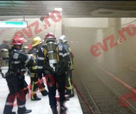 INCENDIU la METROU. Care a fost cauza care a creat PANICĂ ÎN SUBTERAN. Ce spun reprezentanţii METROREX