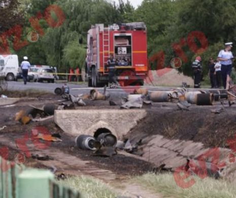 NEWS ALERT. Un camion cu BUTELII a EXPLODAT la Mihăileşti