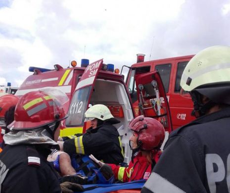 ACCIDENT GRAV pe Autostrada A1 București-Pitești. Traficul este DEVIAT