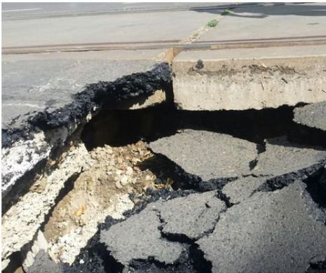 Apa Nova Bucuresti intervine rapid in cazul surparii de carosabil de pe Bd.Gheorghe Duca