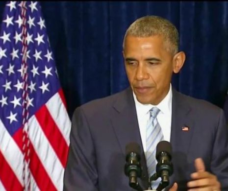 Barack OBAMA, alături de RUDELE celor cinci polițiști uciși de un LUNETIST, în DALLAS