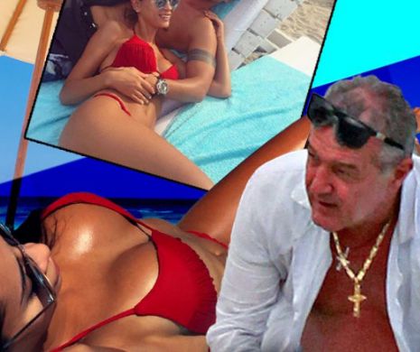 Finanțatorul Stelei nu si-a putut lua ochii de le ea! Ea este femeia care l-a fermecat pe Gigi Becali la mare