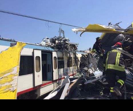 Şeful gării Andria, în apropierea căreia a avut loc accidentul feroviar, îşi asumă responsabilitatea pentru producerea tragediei: "Eu sunt cel care am făcut să plece acest tren"