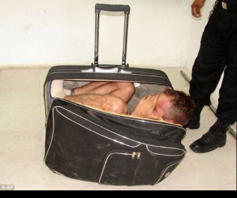 Un EMIGRANT a încercat să treacă GRANIŢA într-o VALIZĂ