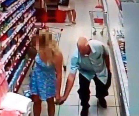 A fost surprins in timp ce facea poze pe sub rochiile femeilor, intr-un supermarket. Ce a facut un agent de la securitate cand si-a dat seama