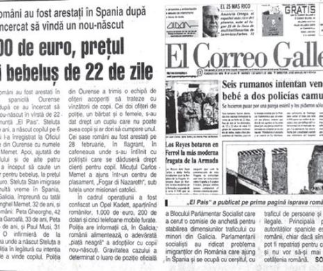 Bebeluș de trei săptămâni, vândut în Spania cu 6.000 de euro | Memoria EVZ
