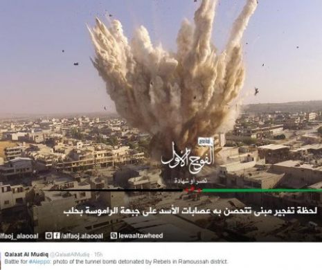 MAREA BĂTĂLIE pentru ALEP. Rebelii au pregătit zeci de bombe umane pentru a sparge încercuirea forţelor pro-Assad. Bombardierele ruseşti atacă fără oprire