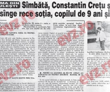 Și-a omorât soția, copilul de nouă ani și soacra | Memoria EVZ