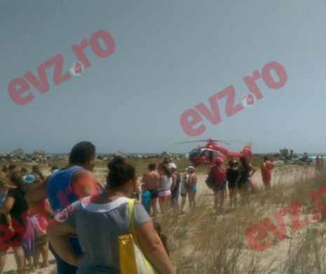Un elicopter SMURD a aterizat de URGENŢĂ pe LITORAL