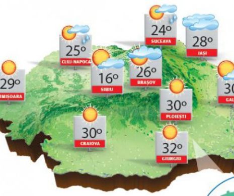 Vremea începe să revină la normal, dar diminețile și serile rămân răcoroase | PROGNOZA METEO