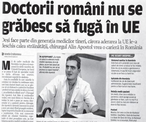 Medicii s-au codit inițial să fugă în UE, dar la fi nal au plecat cu miile | MEMORIA EVZ