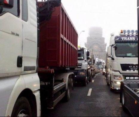 Mega-protestul transportatorilor ar putea fi amânat