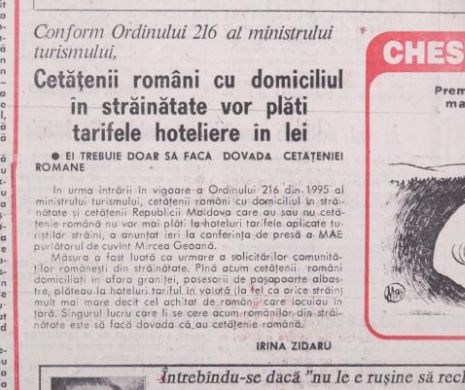 Românii din diaspora nu vor mai plăti cazarea la hotel în valută