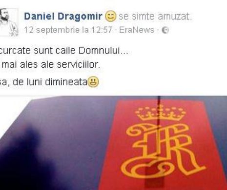 Ultima postare pe FACEBOOK a lui Daniel DRAGOMIR, fostul ofiţer SRI reţinut de DIICOT în dosarul BLACK CUBE