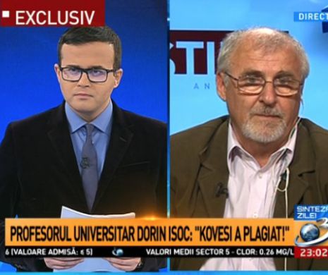 ANTENA 3 CONTINUĂ OFENSIVA PENTRU DOVEDIREA PLAGIATULUI LUI KOVESI. "Am descoperit cel 11 dovezi de plagiat în lucrarea de doctorat a doamnei Kovesi!" susține profesorul universitar Dorin Isoc. ATUNCI CÂND UN DEMNITAR FURĂ MERITUL UNUI AUTOR, VA FURA ÎN C