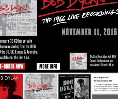 BOB DYLAN se joacă cu PREMIUL NOBEL! După o prima reacţie, formală, MESAJUL A FOST ȘTERS