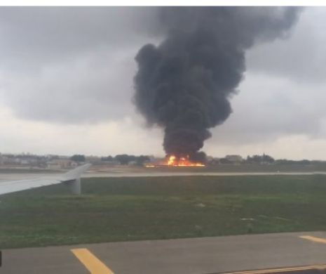 BREAKING NEWS. UN AVION S-A PRĂBUŞIT în MALTA. CINCI oficiali europeni se aflau la bord
