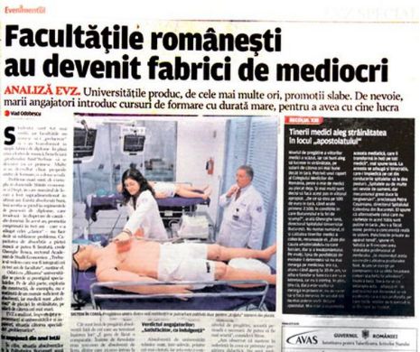 O analiză EVZ despre facultățile românești a stârnit dezbateri | Memoria EVZ