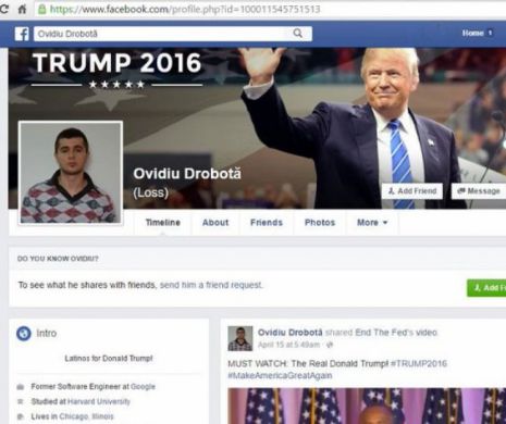 Senzaţionala istorie a ROMÂNULUI care face 10.000 de dolari pe lună cu ŞTIRI FALSE despre DONALD TRUMP