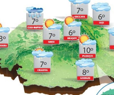 Vreme rece și înnorată cu ceață și burniță pentru ultima decadă din noiembrie | PROGNOZA METEO