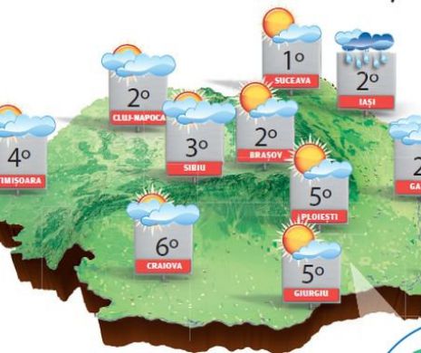 Vremea va fi deosebit de rece, în toată țara | PROGNOZA METEO