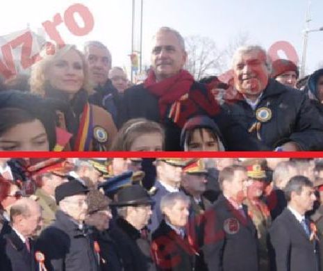 Politicienii s-au separate la Parada Militară