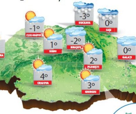 Vreme geroasă, cu înnorări temporare în regiunile extracarpatice şi la munte | PROGNOZA METEO