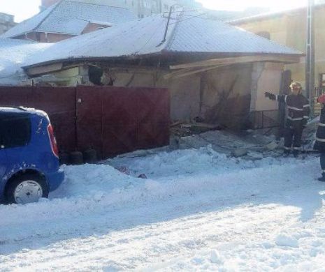 Casă distrusă de explozia unei butelii, la Constanța