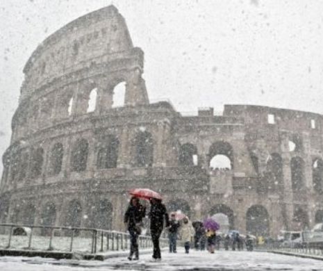 Italia: Ger cum rar au pomenit, încă ninge în Sud, opt morţi în două zile, sere distruse, animale moarte, recolte degerate, ferme izolate