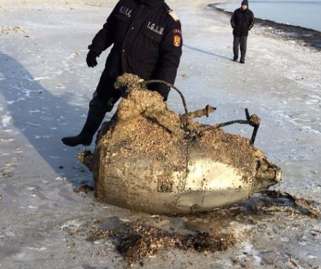 Rezervor de avion sau proiectil. Descoperire stranie pe plaja din Mamaia