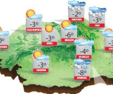 Valorile termice se vor menține mai coborâte decât în mod normal la această dată | PROGNOZA METEO
