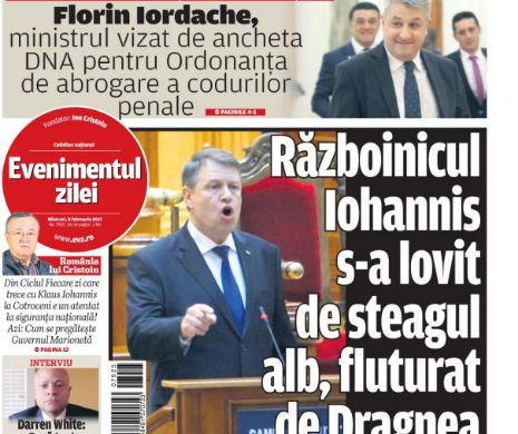 Miercuri, 8 februarie 2017