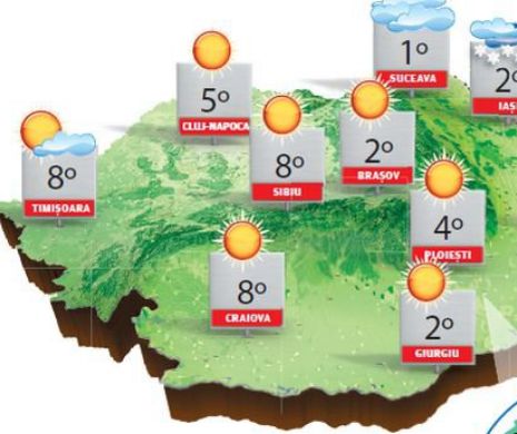 Vremea se încăzește, astfel că se vor înregistra valori ușor peste mediile multianuale | PROGNOZA METEO