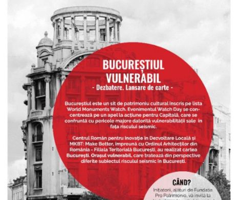 Vulnerabilitățile BUCUREȘTIULUI în caz de CUTREMUR puternic au fost, în sfârșit, dezvăluite. CARTE-DOCUMENT