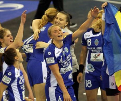 CSM București a devenit matematic campioana României la handbal feminin