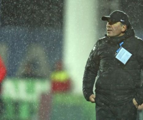 „Regele” Hagi, nervos în ploaie