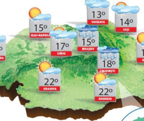 Se mai răcește, dar temperaturile vor fi ușor peste cele normale sfârșitului de martie | PROGNOZA METEO
