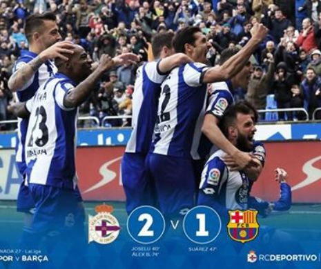 ȘOC în Spania. FC Barcelona a fost învinsă de echipa românului Florin Andone!