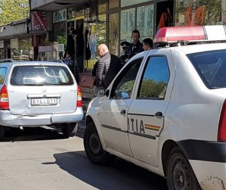 A ajuns la ZDUP după ce a LOVIT MAȘINA POLIȚIEI