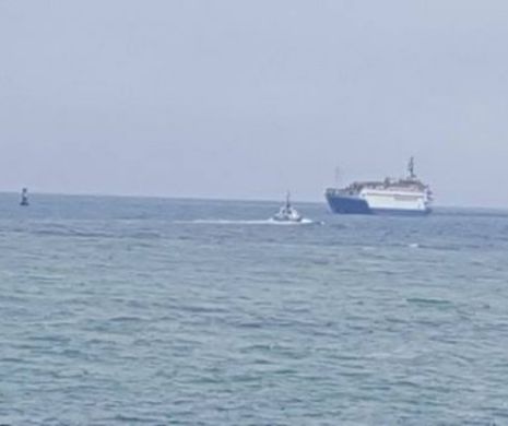 Ce s-a întîmplat în Marea Neagră? Imagini VIDEO cu scufundarea navei rusești
