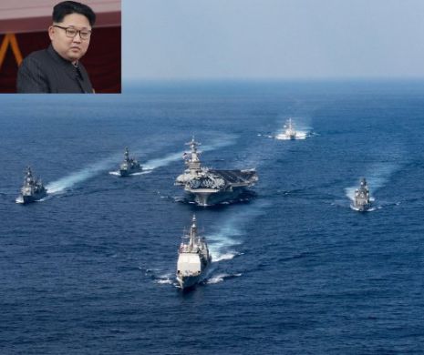 Coreea de Nord. Kim Jong-un  a băgat-o pe mânecă. Informații de ultimă oră despre  NAVELE DE RĂZBOI americane trimise spre peninnsula coreeană