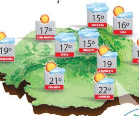 De Sfintele Sărbători Pascale, vremea va fi frumoasă și caldă, doar izolat ușor instabilă | PROGNOZA METEO
