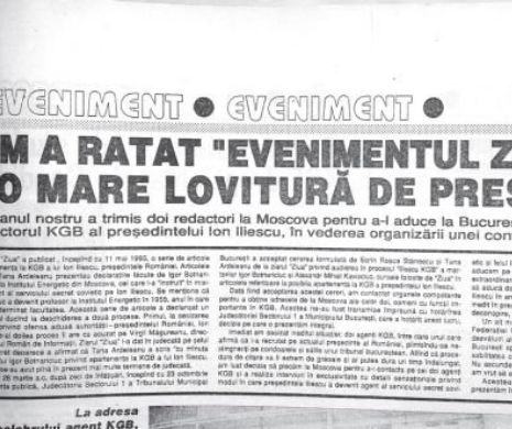 Igor Botnariciuc, cel care „l-a instruit” pe Iliescu ca agent KGB, de negăsit | Memoria EVZ