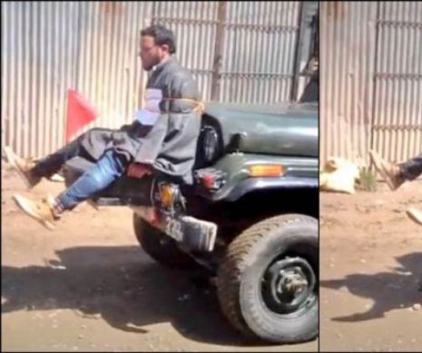 Kashmir: tânar folosit ca scut uman de către armata indiană