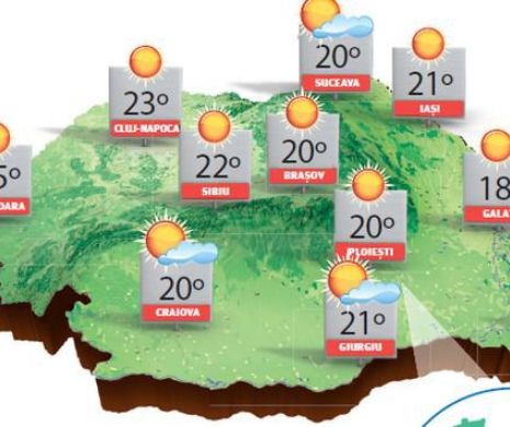 Luna aprilie a debutat cu vreme foarte frumoasă și caldă, în toate zonele țării | PROGNOZA METEO