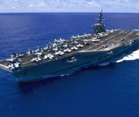 Portavionul USS Carl Vinson aproape de coastele peninsulei coreene