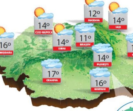Se mai răcește, dar temperaturile vor fi apropiate de cele normale pentru această perioadă | PROGNOZA METEO