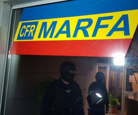 Conducerea CFR Marfă a fost ridicată de MASCAȚI