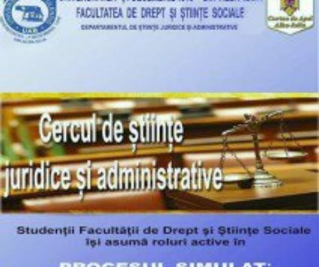 DIVORȚ ÎN PANTOFI ALBAȘTRI - Proces civil simulat organizat la Curtea de Apel Alba Iulia